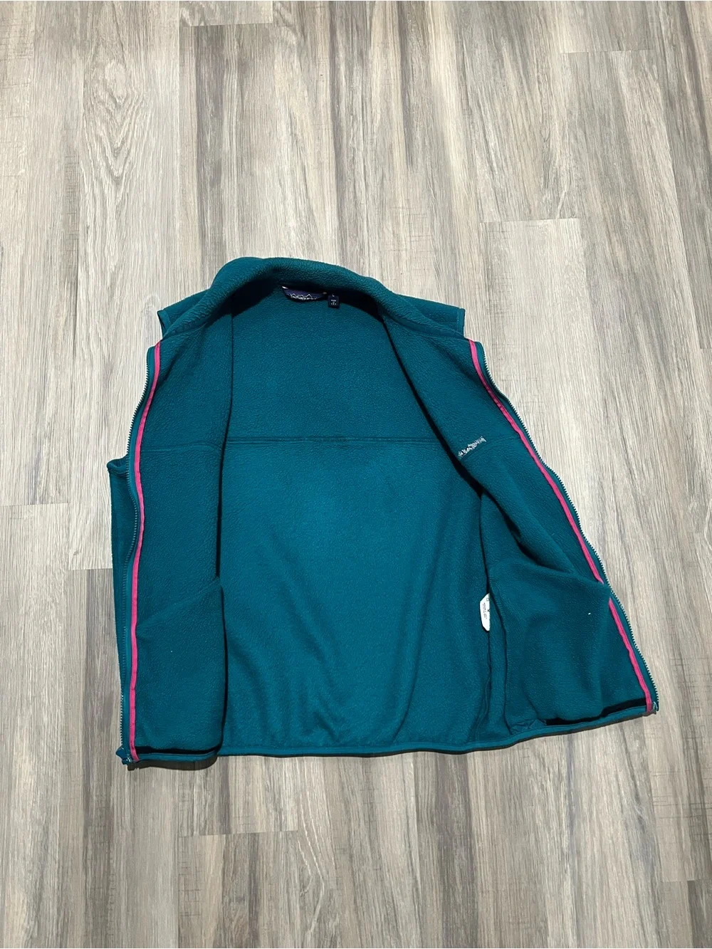 Vintage 1988 Patagonia RARE Deep Green Fleece Vest size Large Made in USA